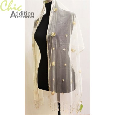 Beaded shawl 21062-A